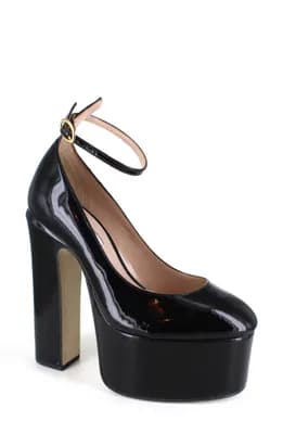 Nikole Ankle Strap Platform Pump