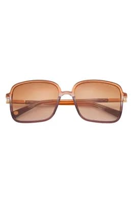 56mm Gradient Square Sunglasses