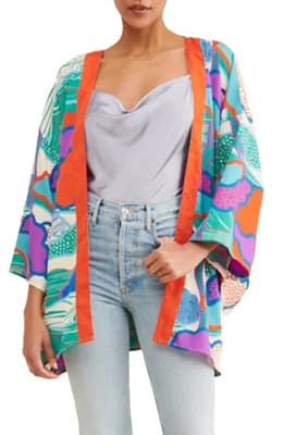 Blob Pattern Ruana