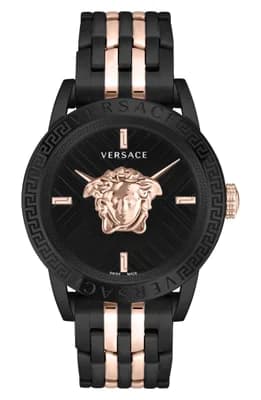 V-Code Bracelet Watch, 43mm