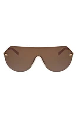 Angled Iconic Shield Sunglasses