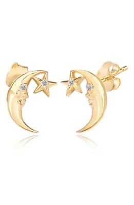 Moonlit Stud Earrings