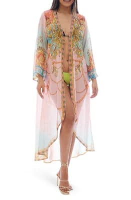 Print Cover-Up Duster