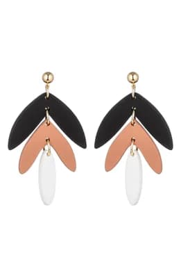 Chevron Drop Earrings