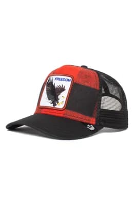Ski Free Eagle Patch Trucker Hat