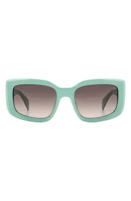 54mm Gradient Rectangular Sunglasses
