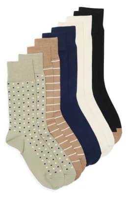 5-Pack Assorted Dress Socks