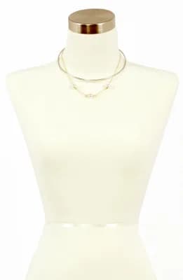 Trinity Layered Choker Necklace