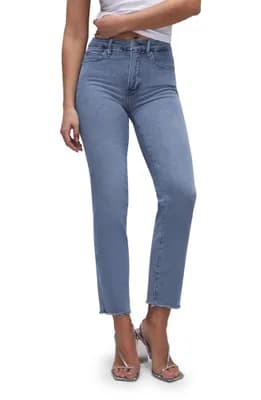 Good Legs Straight Split Pocket Jeans