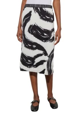 Pattern Rib Skirt