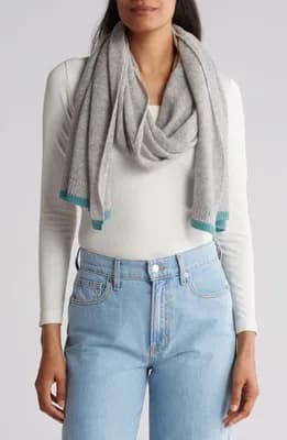 Colorblock Cashmere Scarf