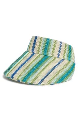 Stripe Woven Visor