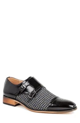 Houndstooth Monk Shoe
