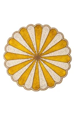 Scalloped Beaded Placemat