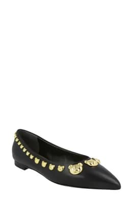 Teddy Bear Studded Flat