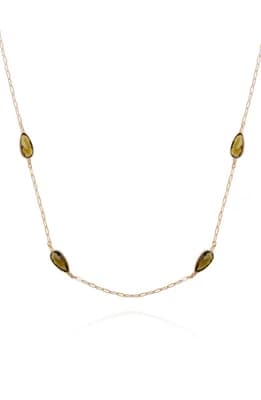 Oval Station Necklace