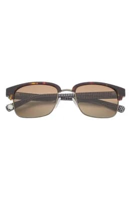 54mm Retro Square Sunglasses