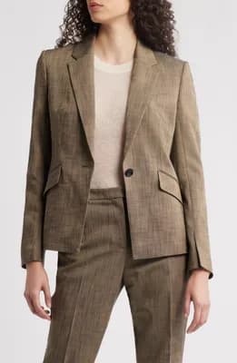 Jia One-Button Blazer