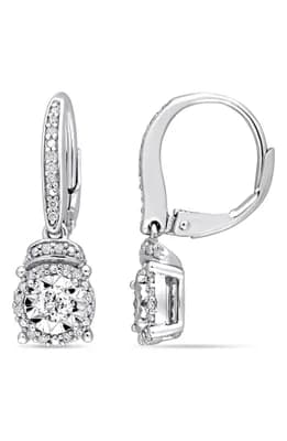 Diamond Drop Earrings - 0.35ct.