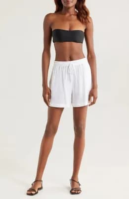 Cover-Up Drawstring Shorts
