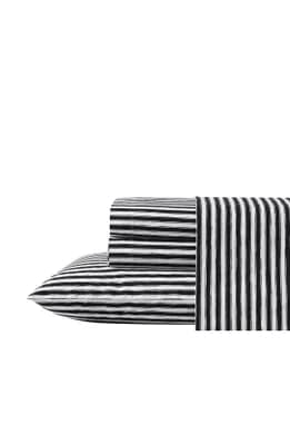 Sketchy Stripe 200 Thread Count Cotton Percale Sheet Set
