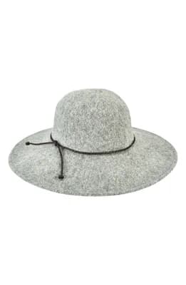 Heathered Knit Floppy Hat