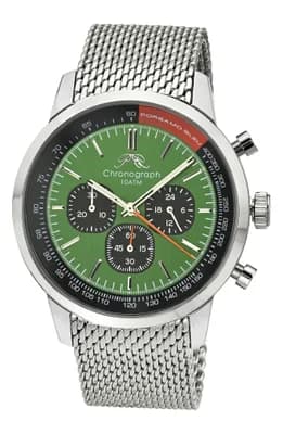 Simon Mesh Strap Chronograph Watch, 44mm