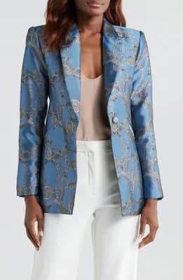 Sheila Structured Satin Blazer
