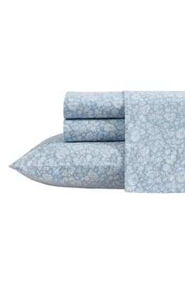 Heirloom Ditzy Cotton Percale Sheet Set