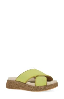 Bridget Platform Wedge Slide Sandal