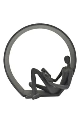 Encircled Reader Sculpture