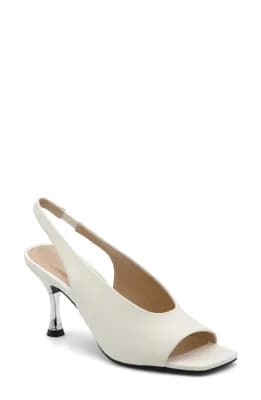 Janice Peep Toe Slingback Pump