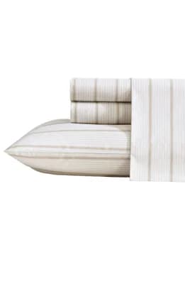 Merrick Stripe 200 Thread Count Cotton Percale Sheet Set