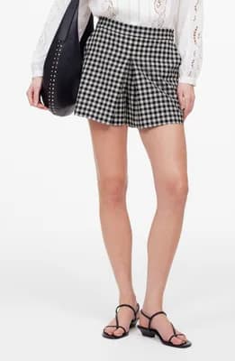 Gingham Miniskort