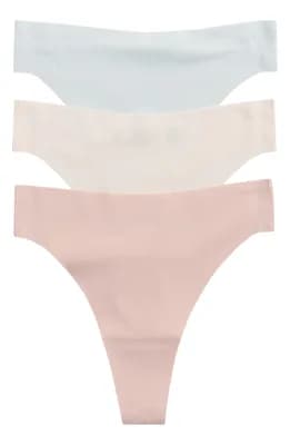 Cool Luxe 3-Pack Thongs
