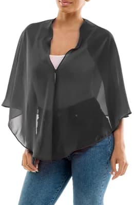 Chiffon Capelet