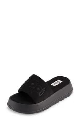 Terry Platform Slide Sandal