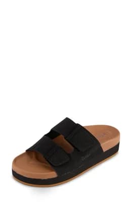 Double Strap Platform Slide Sandal