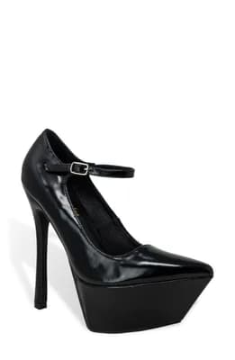 Pointy Toe Platform Pump
