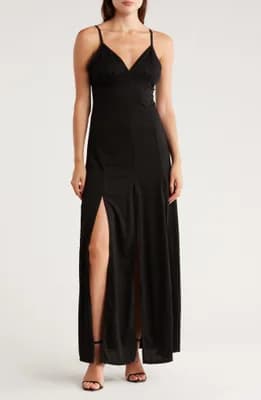 Panel Cut Maxi Dress