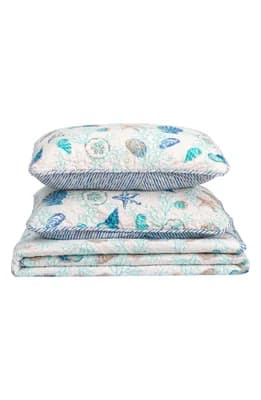 Coastal Seashells Quilt Set