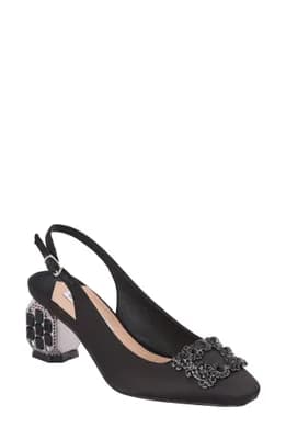 Precious Embellished Slingback Pump