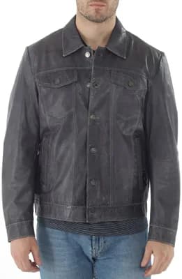 Leather Trucker Jacket