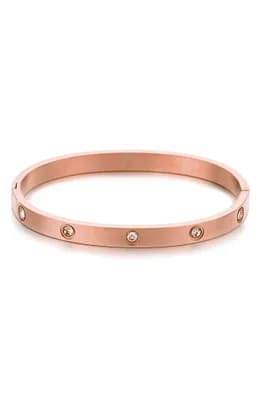 Tarnish Resistant Crystal Bangle Bracelet