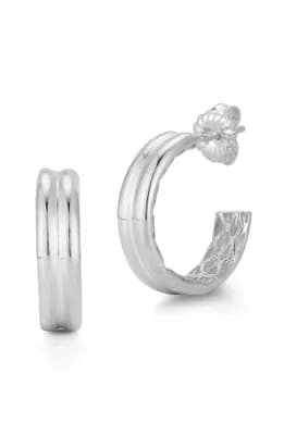 Double Row Hoop Earrings