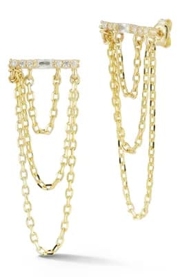 Chain Front/Back Earrings