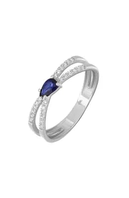 El Mar 18K Gold Gemstone & Diamond Stackable Ring