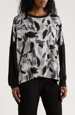 Print Boxy Top
