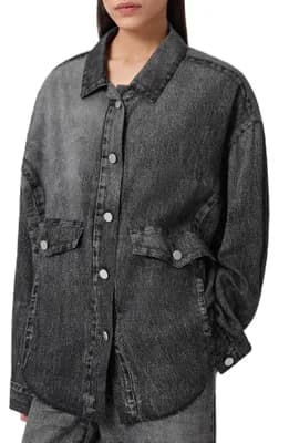 Hettie Illusion Denim Shacket