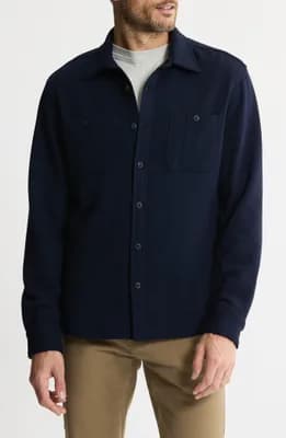 Knit Shirt Jacket